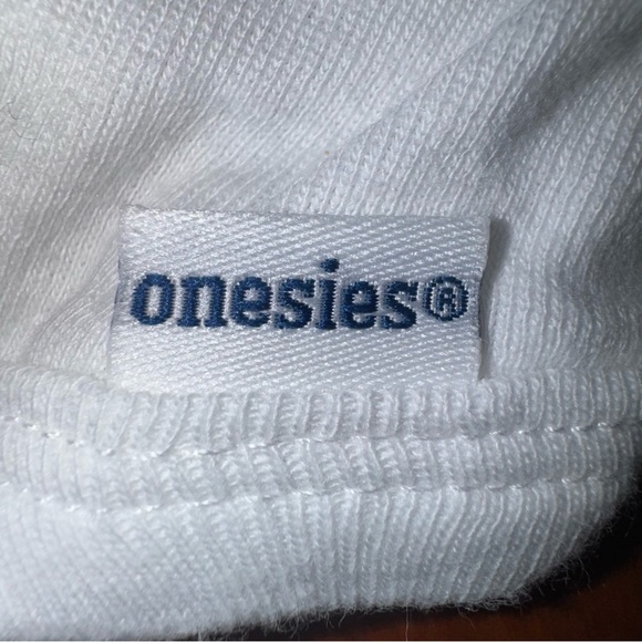 Set of 6 Gerber Organic Cotton White Short Sleeve Onesies | 0–3 Months - Picture 5 of 6